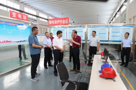 东平县副县长许洪顺一行到泽能公司考察