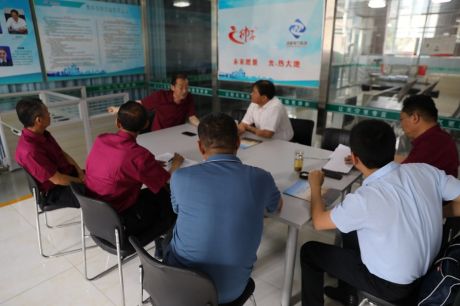 东平县副县长许洪顺一行到泽能公司考察
