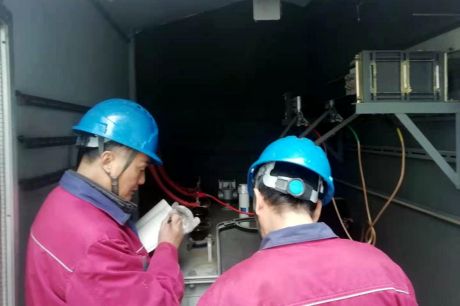 公司对停用7年变压器进行预防性试验