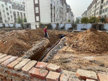公司承建800千伏安煤改电供暖项目顺利送电