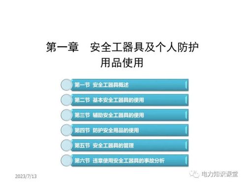 安全工器具使用培训