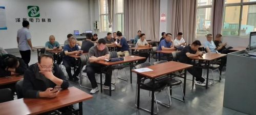 肥城市2023年度  全市规模以上企业“大学习、大培训、大考试”理论考试  在我公司举行