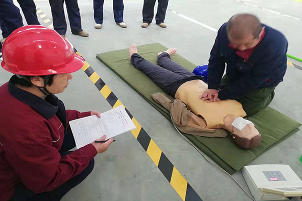 触电急救培训现场