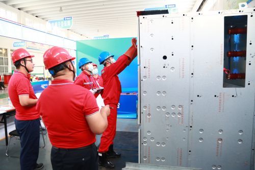 2022年山东省特种作业人员安全技术大比武高压电工比赛在泽能公司举办