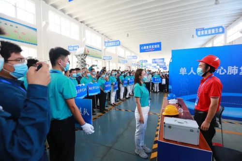 2022年山东省特种作业人员安全技术大比武高压电工比赛在泽能公司举办