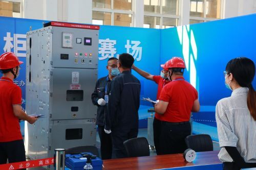 2022年山东省特种作业人员安全技术大比武高压电工比赛在泽能公司举办