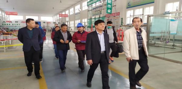 泰安市、肥城市应急管理局领导来泽能公司视察指导高压电工技能大赛筹备工作情况