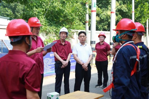 肥城市应急局深入泽能电力考察交流 共筑有限空间作业安全新标杆