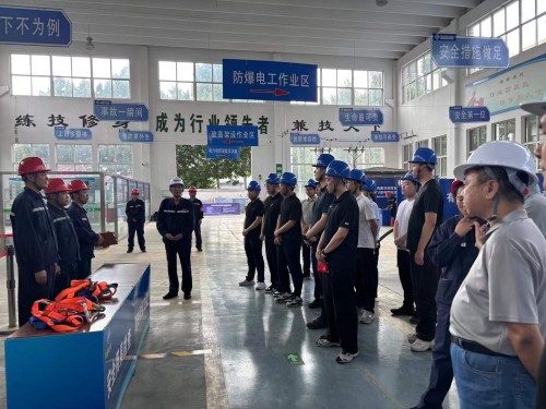 肥城市应急局深入泽能电力考察交流 共筑有限空间作业安全新标杆